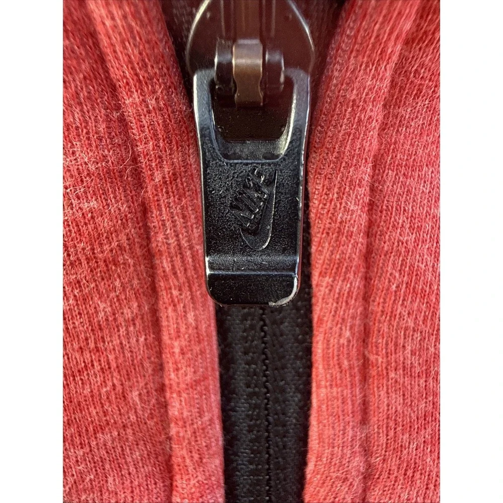 Kids Nike Tech‎ Fleece Zip Up Hoodie Sweatshirt Red Size 3T